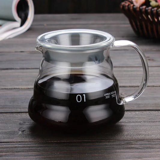Carafe à café verre borosilicate — 350 / 600 ml pot de partage