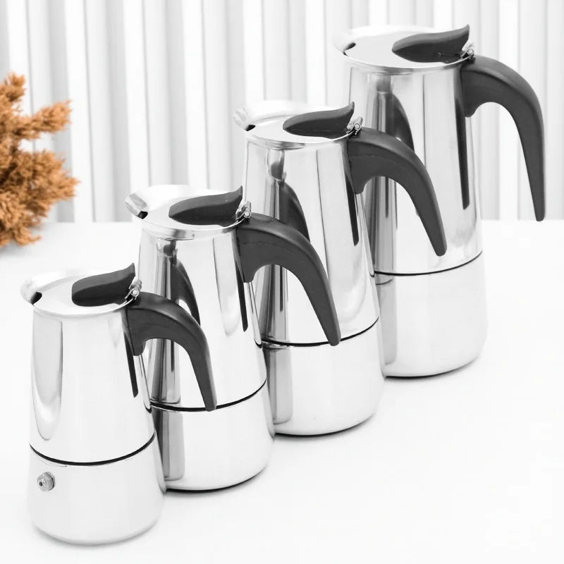 Cafetière Moka inox 304 — Percolateur classique italien