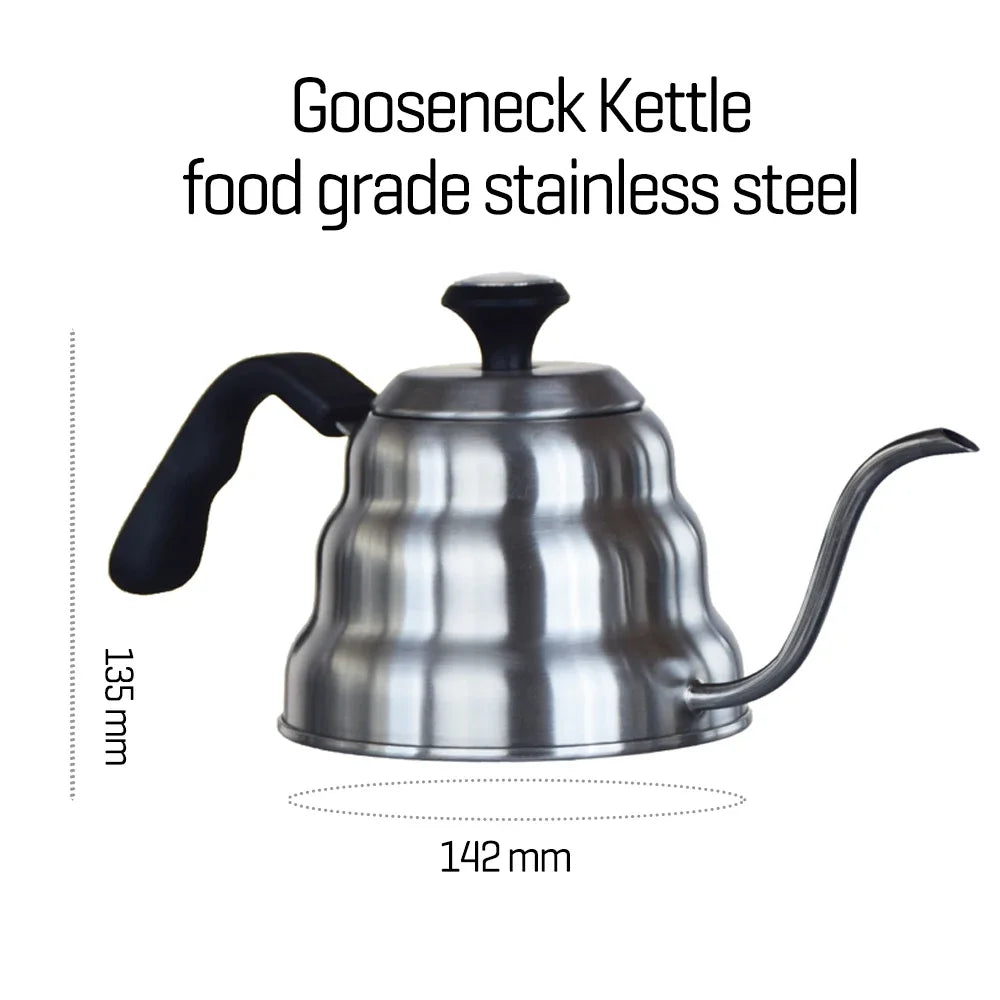 Bouilloire col de cygne style Hario V60 — 1 L 1,2 L
