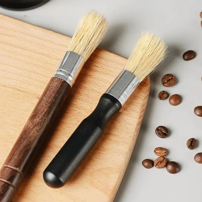 Brosse de nettoyage à café en bois