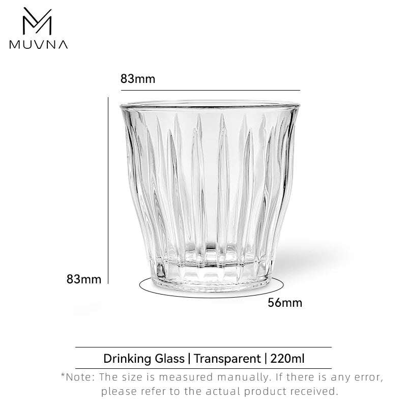 MUVNA verre à expresso anti-brûlure — 100 à 320 ml
