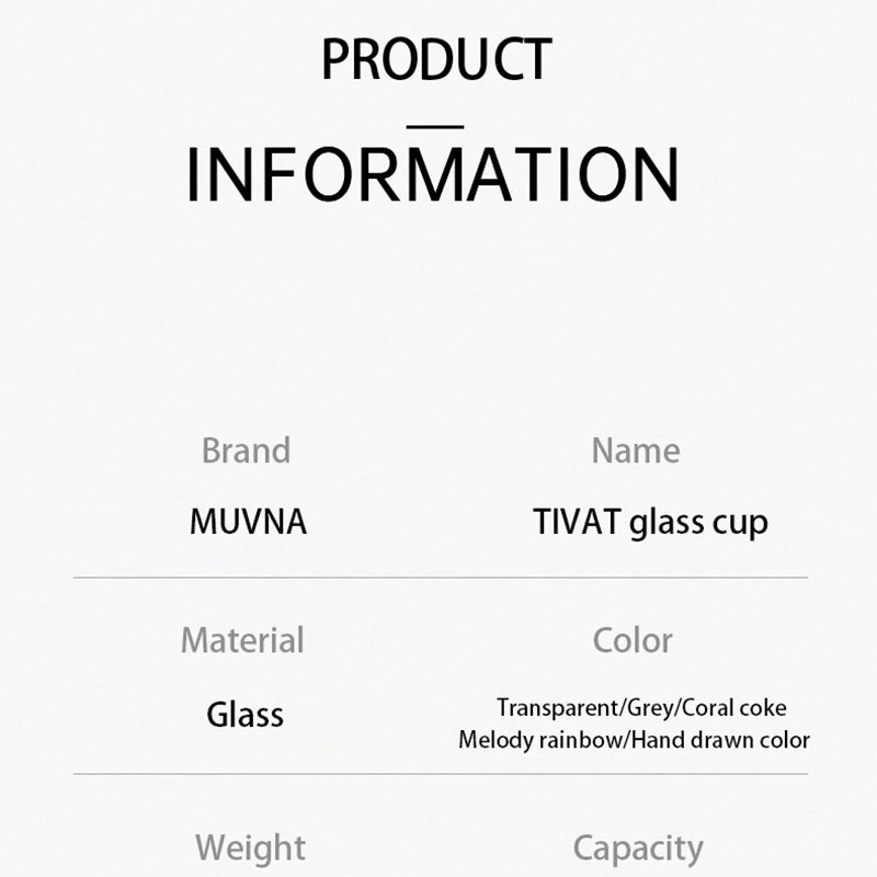 MUVNA verre à expresso anti-brûlure — 100 à 320 ml