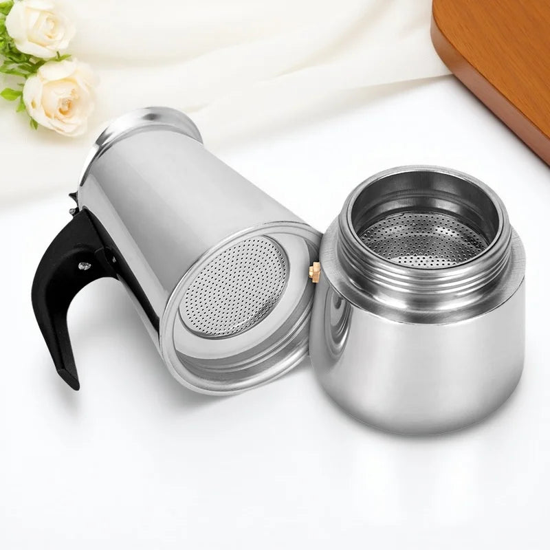 Cafetière Moka inox 304 — Percolateur classique italien