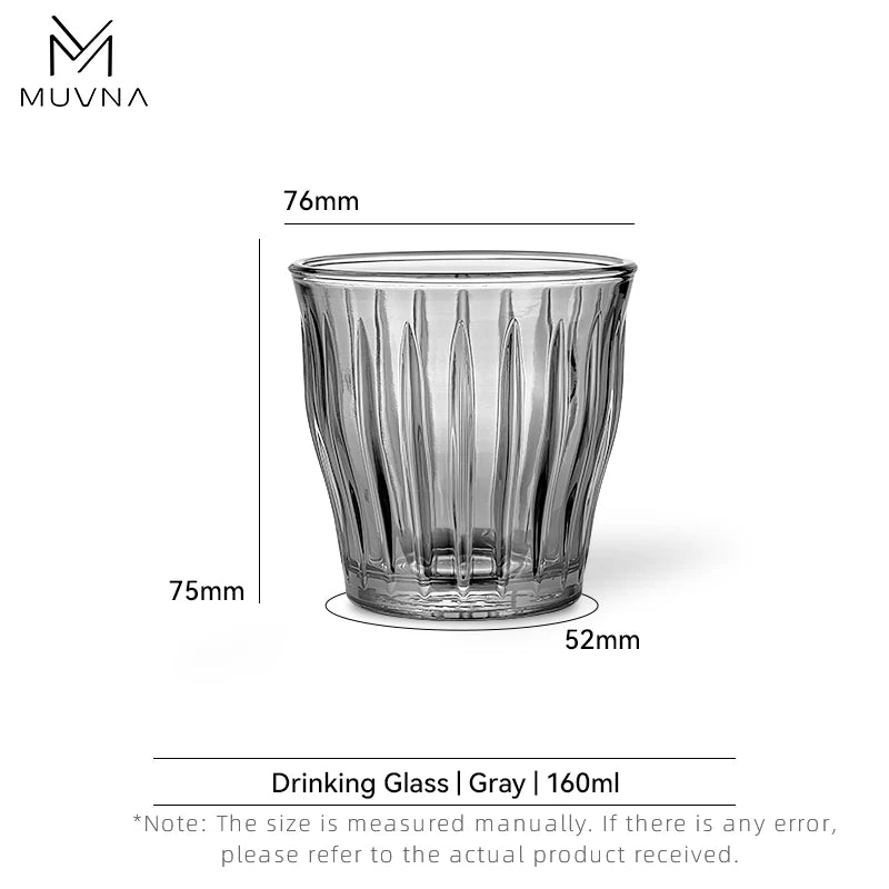 MUVNA verre à expresso anti-brûlure — 100 à 320 ml