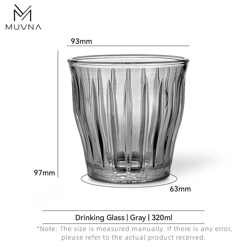 MUVNA verre à expresso anti-brûlure — 100 à 320 ml