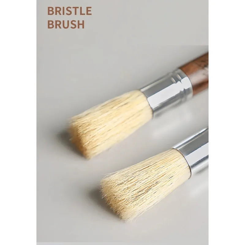Brosse de nettoyage à café en bois