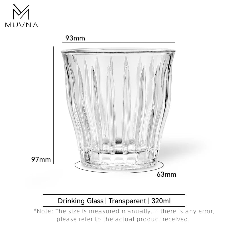 MUVNA verre à expresso anti-brûlure — 100 à 320 ml