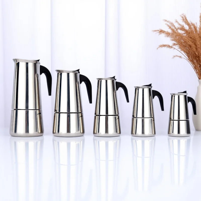 Cafetière Moka inox 304 — Percolateur classique italien