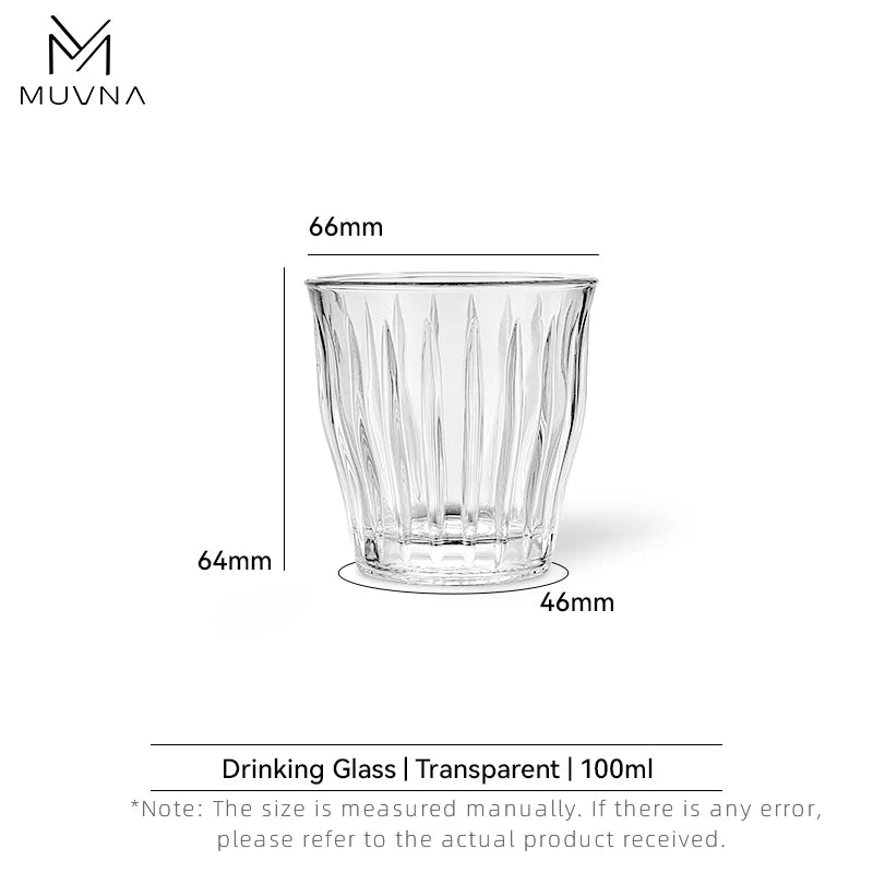 MUVNA verre à expresso anti-brûlure — 100 à 320 ml