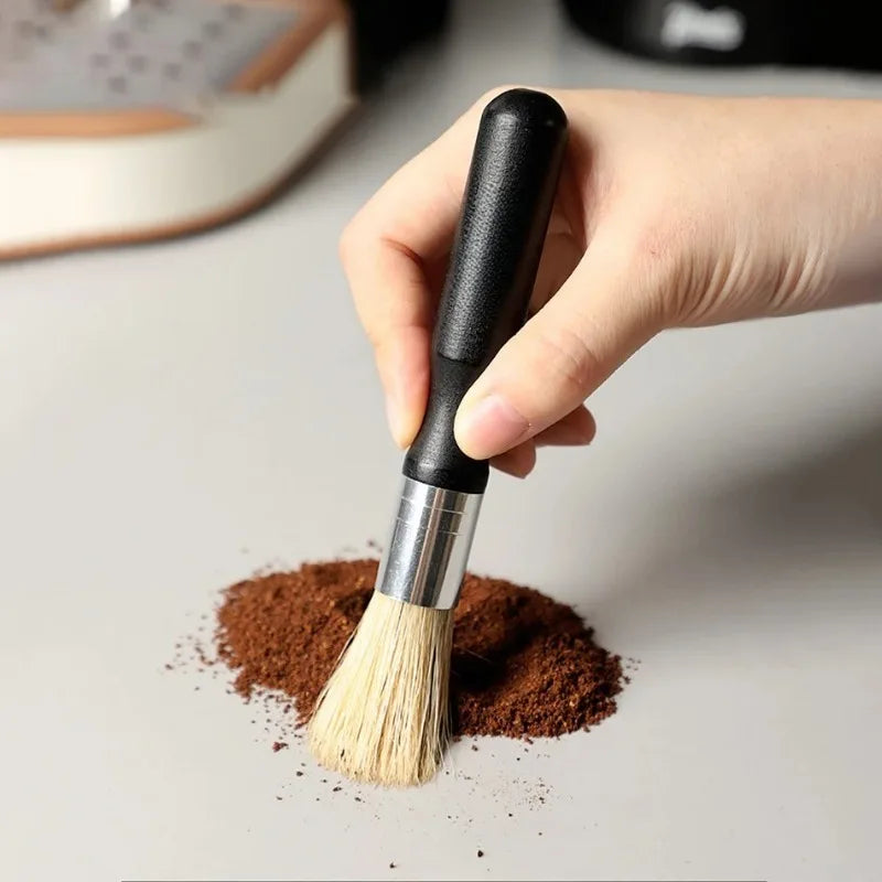 Brosse de nettoyage à café en bois