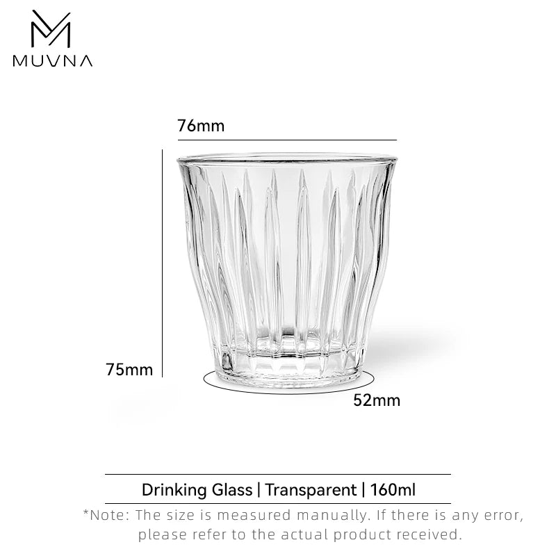 MUVNA verre à expresso anti-brûlure — 100 à 320 ml