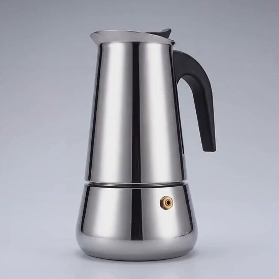 Vidéo de présentation de la cafetière italienne percolateur en inox.