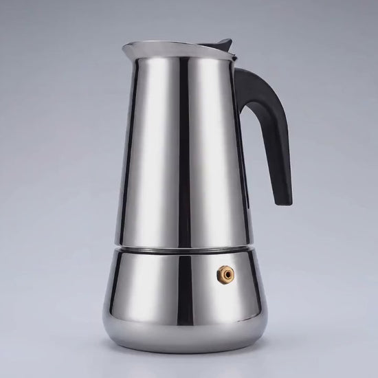 Vidéo du Kit Essentiel : cafetière italienne, cuillères doseuses et verre double paroi.